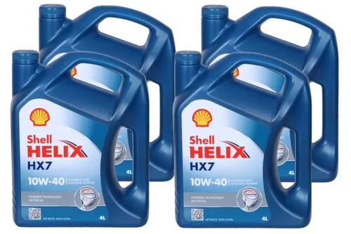 SHELL HELIX HX7 4LX4 10W-40