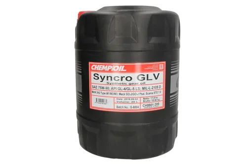 CHEMPIOIL CH S. GLV LS PL 75W-90