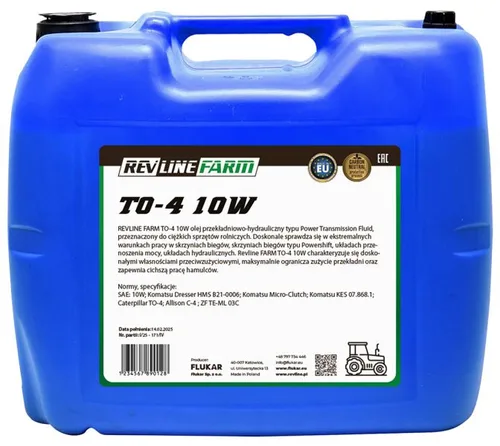 RWJ REVFARM TO-4 10W-20